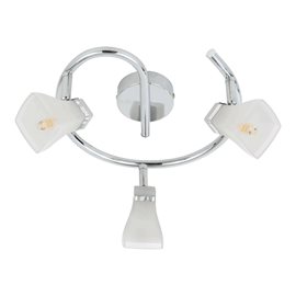 QUADO přisazené svítidlo 3x G9 4W bez zdroje 25cm IP20, chromové