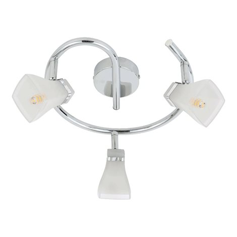 QUADO přisazené svítidlo 3x G9 4W bez zdroje 25cm IP20, chromové