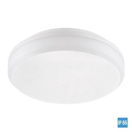 TVER venkovní stropní panel LED 30W 2400lm 4000K 28cm kulatý IP65, hliníkový