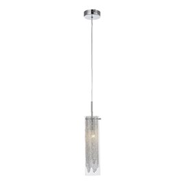RAFFIA závěsné sítidlo 1x E14 40W bez zdroje IP20, chromové