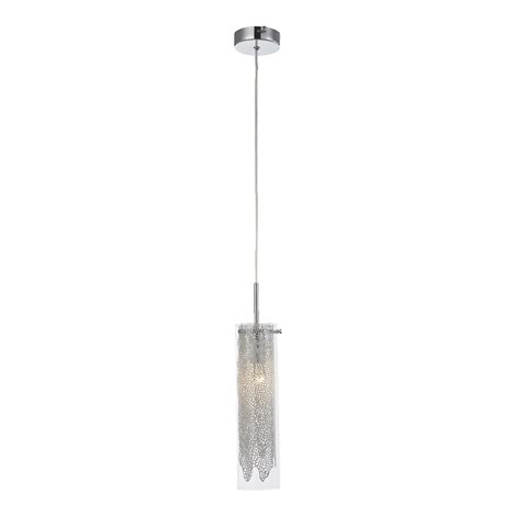 RAFFIA závěsné sítidlo 1x E14 40W bez zdroje IP20, chromové
