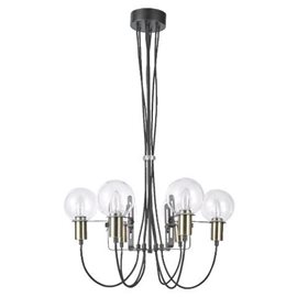 ABRAZO závěsné svítidlo 3x E14 40W bez zdroje 61cm IP20, mosaz
