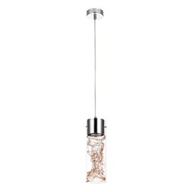 TESSA závěsné svítidlo 1x GU10 50W bez zdroje 10cm IP20, chromové / zlaté