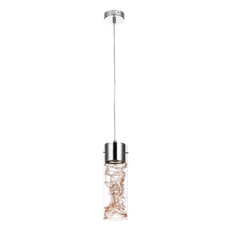 TESSA závěsné svítidlo 1x GU10 50W bez zdroje 10cm IP20, chromové / zlaté