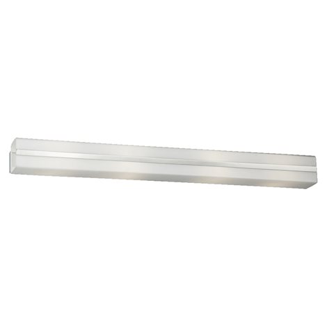 SUREYA nástěnné svítidlo 4x E14 60W bez zdroje 60cm IP20, chrom/opálové sklo