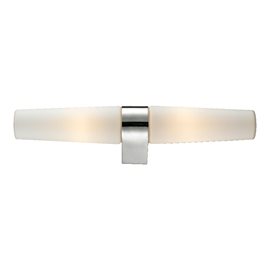 ESPLANADE koupelnové nástěnné svítidlo 2x E14 40W bez zdroje 40,5cm IP44, chromové