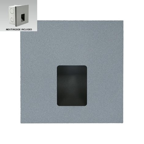STEP LIGHT VIX S schodišťové svítidlo LED 1W 55lm 4000K 8,7cm IP20, tmavě šedé