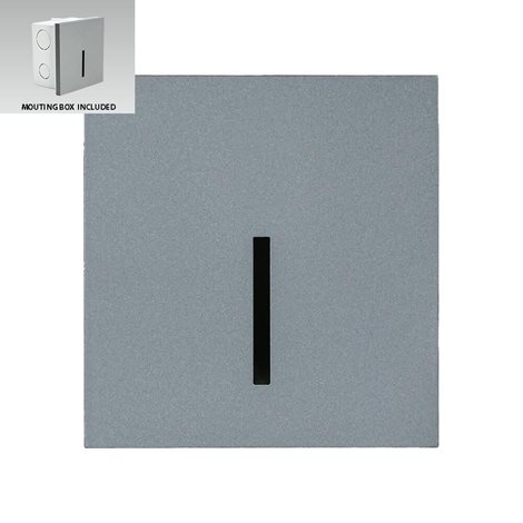 STEP LIGHT LINE S schodišťové svítidlo LED 1W 20lm 4000K 8,7cm IP20, tmavě šedé