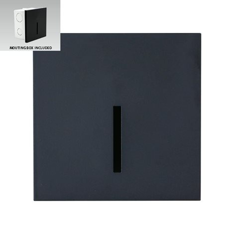 STEP LIGHT LINE S schodišťové svítidlo LED 1W 20lm 4000K 8,7cm IP20, černé