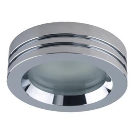 DOWNLIGHT podhledové svítidlo 1x GU10 50W bez zdroje 7,4cm kulaté IP20, chromové
