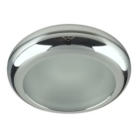 DOWNLIGHT podhledové svítidlo 1x GU10 50W bez zdroje 8,5cm kulaté IP65, chromové
