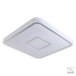 MOZAN stropní svítidlo LED 48W 3650lm 4000K 53cm hranaté IP20, bílé