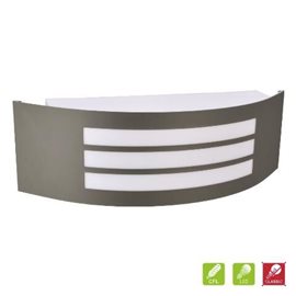 TUX venkovní nástěnné svítidlo 1x E27 15W bez zdroje 31,8cm IP44, tmavě šedé