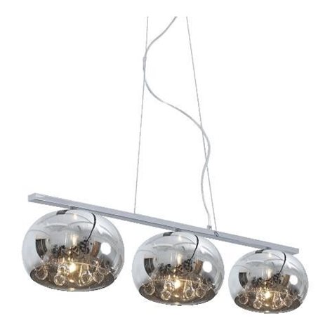 SPHERA závěsné svítidlo 3x G9 33W bez zdroje 102cm IP20, chromové