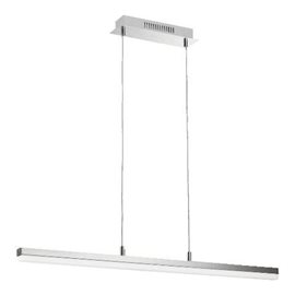 BLUM závěsné svítidlo LED 28W 1800lm 3000K 88cm IP20, saténový nikl