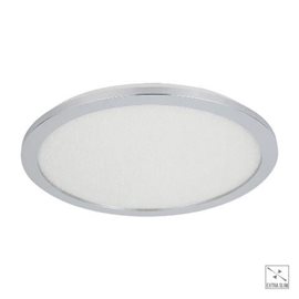 MADRAS koupelnové přisazené svítidlo LED 24W 1800lm 4000K, 40cm kulaté IP44, chromové