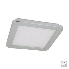 MADRAS koupelnové přisazené svítidlo LED 15,5W 1350lm 4000K 30cm hranaté IP44, chromové