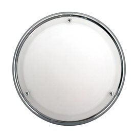 NEPTUN přisazené svítidlo 1x E27 60W bez zdroje 30cm kulaté IP20, chromové