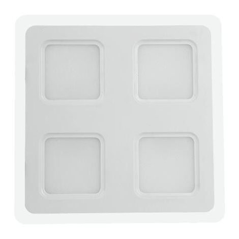 QUADRICA stropní zápustné svítidlo LED 36W 2850lm 4000K 24cm hranaté IP20, bílé 1