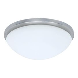 PERI stropní svítidlo 2x E27 60W bez zdroje 28cm IP20, saténový nikl