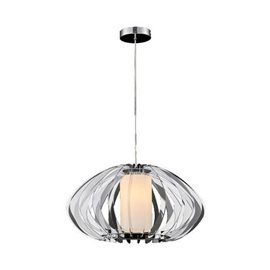 SENZA závěsné svítidlo 1x E14 40W bez zdroje 30cm IP20, chromové