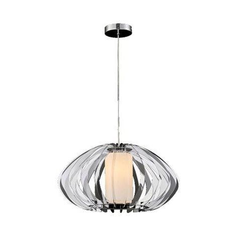 SENZA závěsné svítidlo 1x E14 40W bez zdroje 30cm IP20, chromové