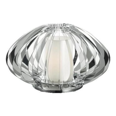 SENZA stolní lampa 1x E14 60W bez zdroje 24cm IP20, chromové