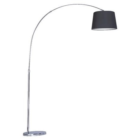 MEDIAN stojací lampa 1x E27 40W bez zdroje 160cm IP20, černá / chrom
