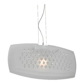 Skycristall závěsné svítidlo E27 1x100W bez zdroje, bílá
