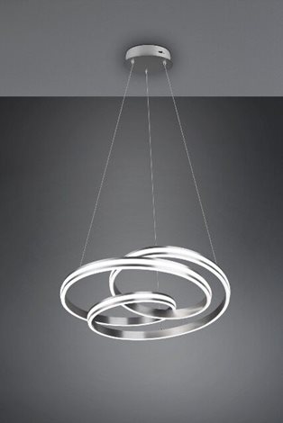 TRIO YARA SVÍTIDLO ZÁVĚSNÉ LED 60W 7200lm 2300/3000/4000K, matný nikl 4