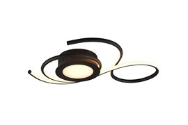 TRIO JIVE SVÍTIDLO STROPNÍ LED 36W 4300lm 2700-6000K, černá