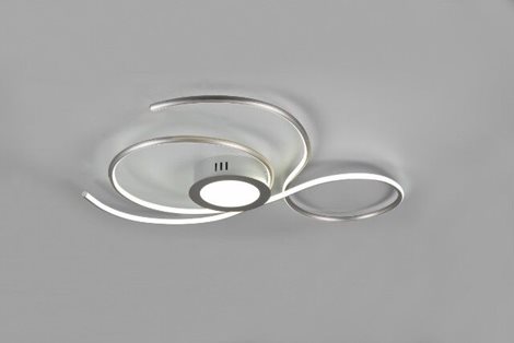 TRIO JIVE SVÍTIDLO STROPNÍ LED 48W 5600lm 2700-6000K, matný nikl 2