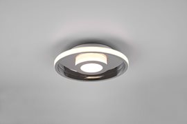 680810306 LED stropní svítidlo Ascari 1x28W 3200lm 3000K IP44 - 3 fázové stmívání, chrom