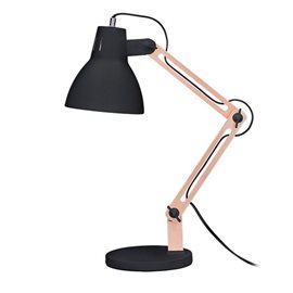 WO57-B Stolní lampa Falun, E27, černá