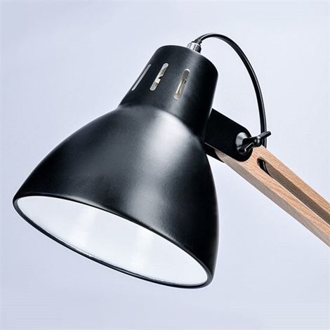 WO57-B Stolní lampa Falun, E27, černá 3