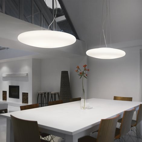 SMARTIES BIANCO SP3 závěsné svítidlo 3x E27 60W bez zdroje 50cm IP20, bílé 5