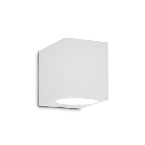 UP AP1 venkovní nástěnné svítidlo 1x G9 15W bez zdroje 8cm hranaté IP44, bílé