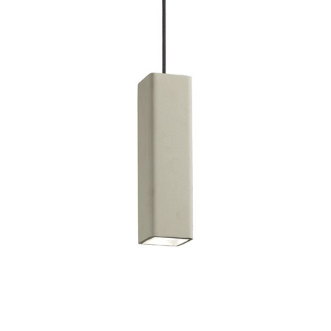 OAK SP1 závěsné svítidlo 1x GU10 35W bez zdroje 7cm hranaté IP20, betonové 1