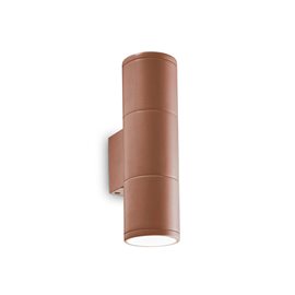 GUN AP2 SMALL venkovní nástěnné svítidlo 2x GU10 35W bez zdroje 21cm IP44, hnědé