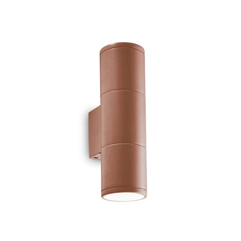 GUN AP2 SMALL venkovní nástěnné svítidlo 2x GU10 35W bez zdroje 21cm IP44, hnědé 1