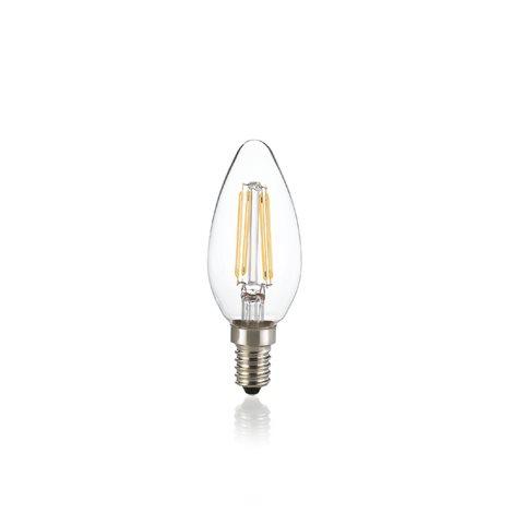 LED filament žárovka E14 4W 320lm 3000K CRI80, stmívatelná