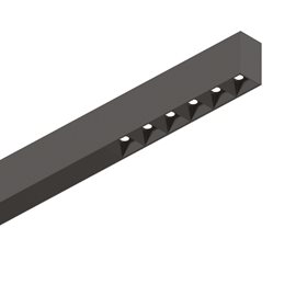 FLUO ACCENT lineární svítidlo LED 30W 2750lm 3000K 30° On-Off CRI80 120,5cm IP20, černé