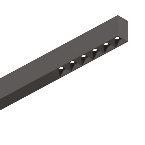 FLUO ACCENT lineární svítidlo LED 30W 2750lm 3000K 30° On-Off CRI80 120,5cm IP20, černé