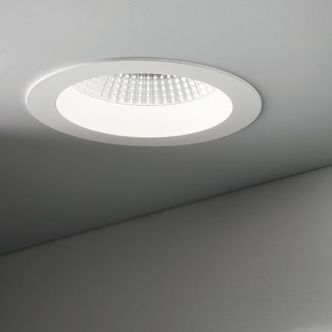 BASIC ACCENT podhledové LED svítidlo 20W 1950lm 3000K On-Off 52° CRI80 14,4cm kulaté IP20, bílé 2