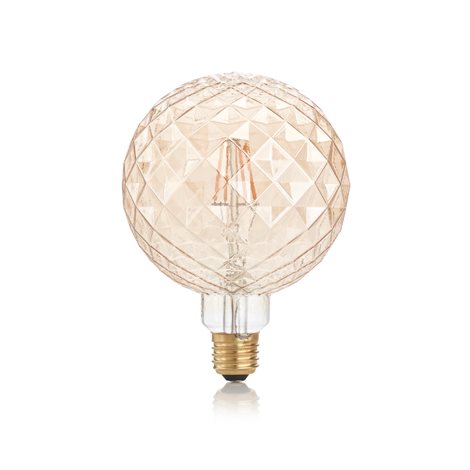 LAMPADINA VINTAGE PEARL LED filamentová žárovka E27 4W 340lm 1800K nestmívatelná, jantarová