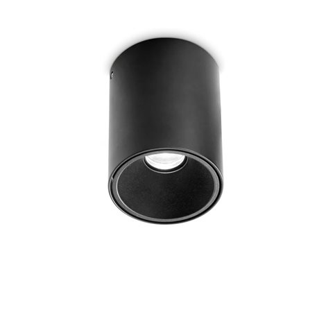 NITRO přisazené LED svítidlo 15W 1350lm 3000K 9cm kulaté IP20, černé  1