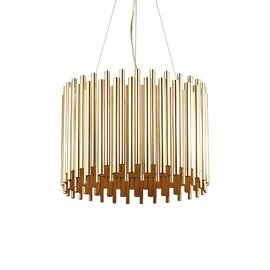 PAN SP5 závěsné svítidlo 5x E27 60W bez zdroje 47cm IP20, zlaté