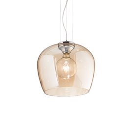 BLOSSOM SP1 závěsné svítidlo 1x E27 60W bez zdroje 32cm IP20, jantarové