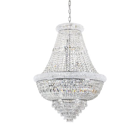 DUBAI SP24 závěsné svítidlo 24x E14 40W bez zdroje 80cm IP20, chromové 1