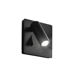 LITE AP nástěnné vestavné LED svítidlo 3W 200lm 3000K IP20, černé